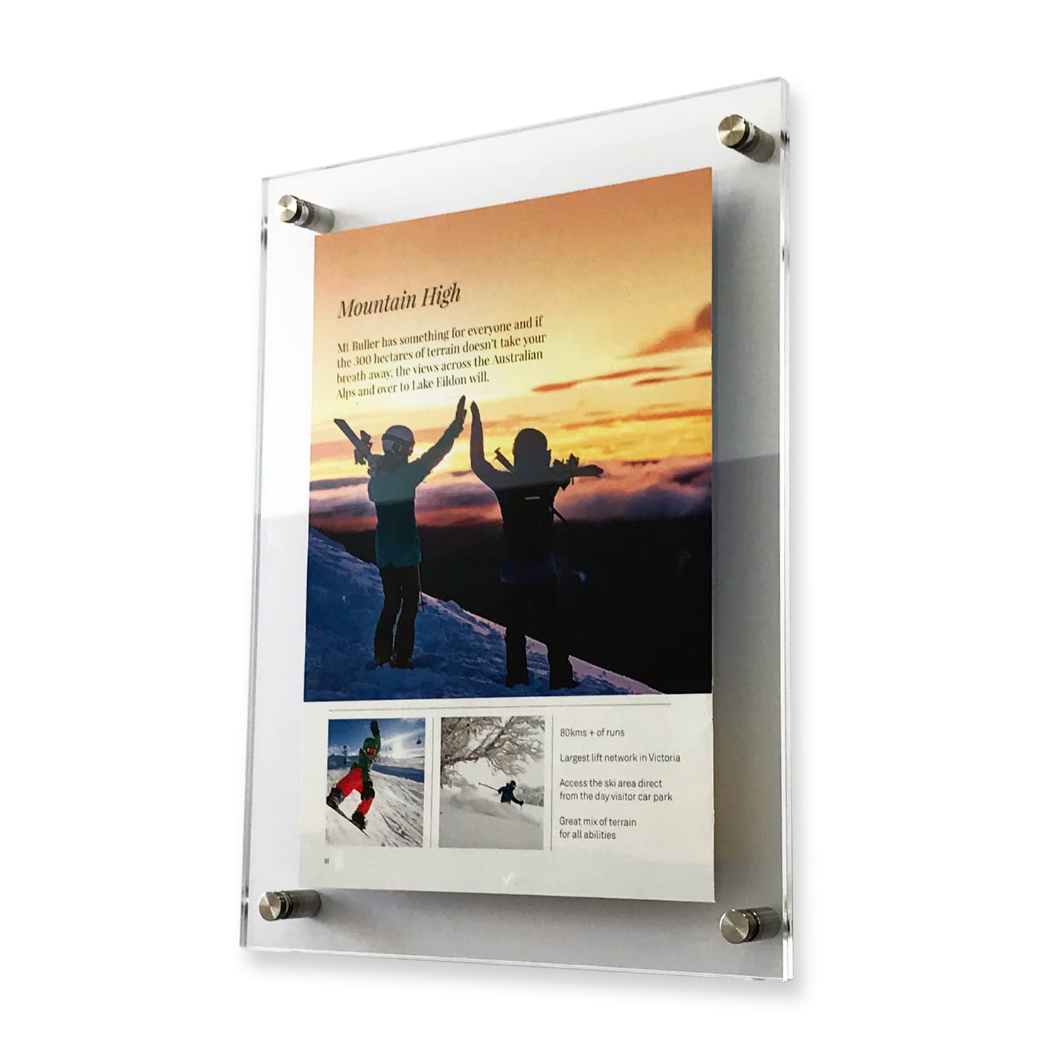 Acrylic poster frame A4 clear